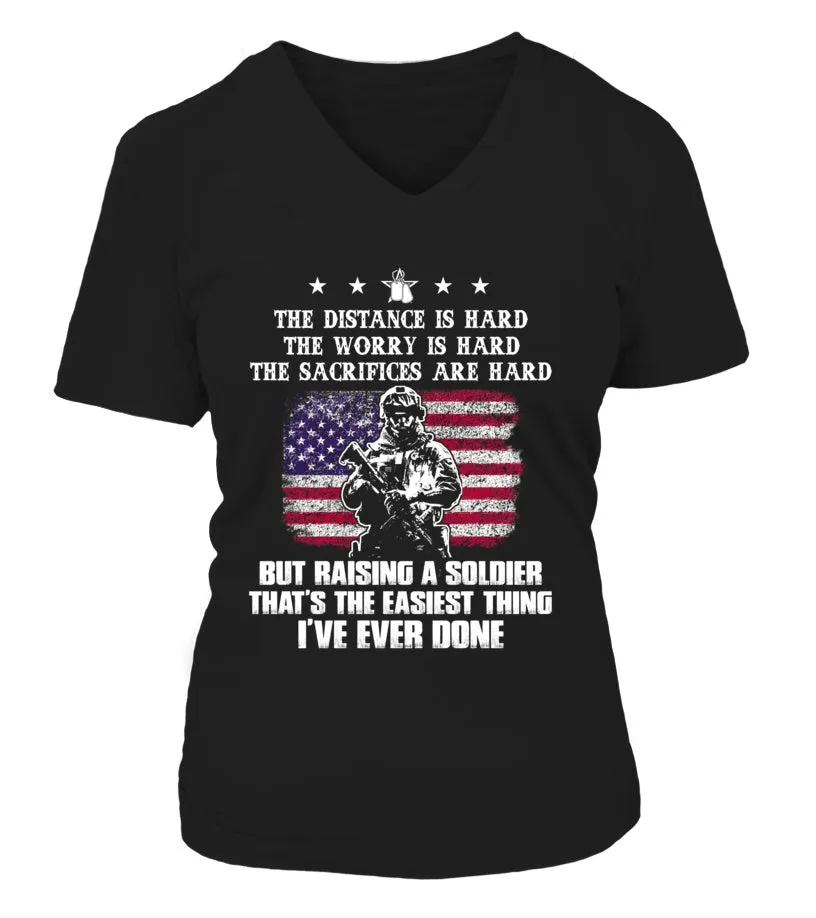 Army Mom Easy Raising Soldier Front T-shirts