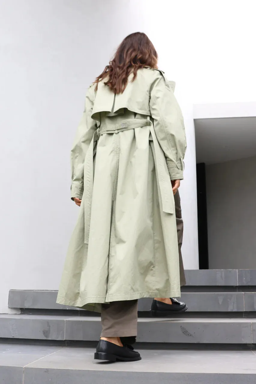 Diana Trench Coat Sage